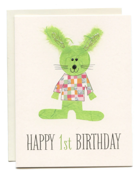Flaunt Cards Birthday Bunny 1st Birthday