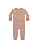 Zip Long Sleeve Sleeper - Rose Ditsy