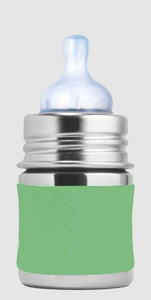 Stainless Steel Infant Bottle - Moss Sleeve