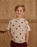 Raw Edge Tee - Footballs