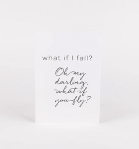 W&C - What If I Fall - Large Poster