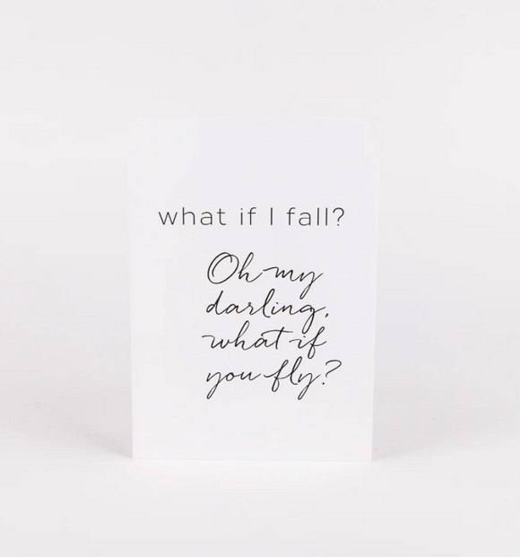 W&C - What If I Fall - Large Poster