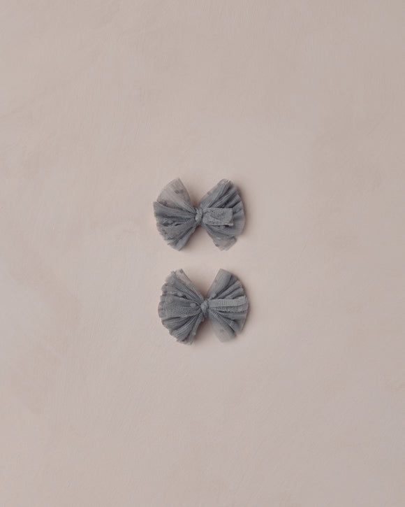 Flutter Tulle Clips - French Blue