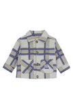Cardigan Senones - Blue Plaid
