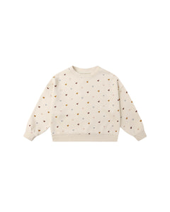 Boxy Pullover - Hearts
