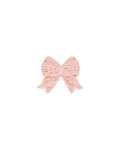 Crochet Bow  || Bubblegum