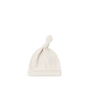 Knotted Baby Hat - Natural