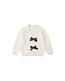 Bow Cardigan - Natural