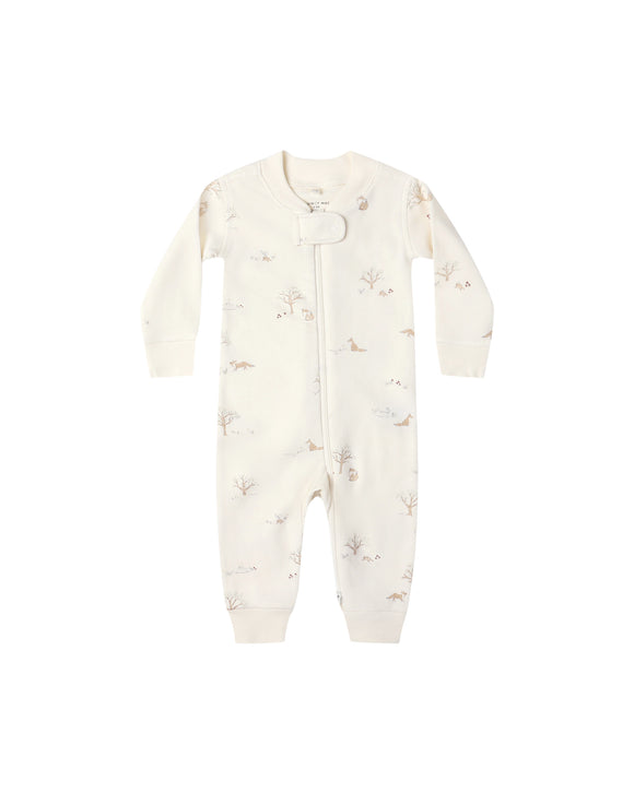 Zip Long Sleeve Sleeper - Fox Land
