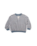 Oversized Crew - Marine Stripe
