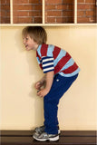 T-shirt stripe - Cerulean