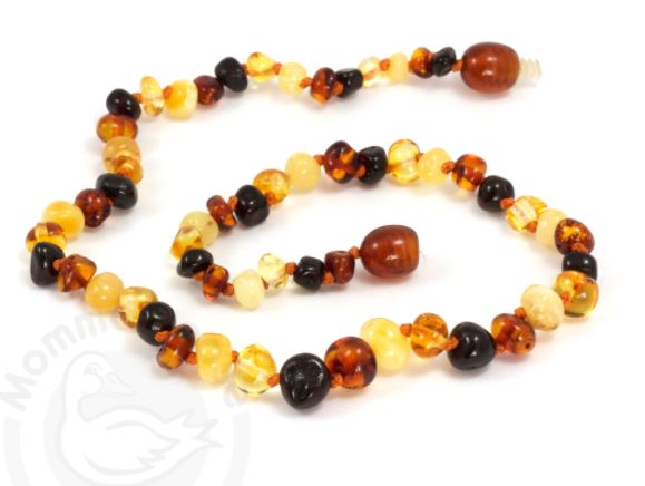 Momma Goose Amber Baby Necklace