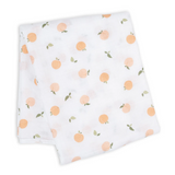Swaddle Blanket Muslin Cotton LG - Peaches
