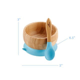 Bamboo Suction Baby Bowl & Spoon