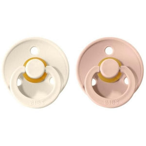 Bibs Pacifier 2pk -  Ivory/Blush
