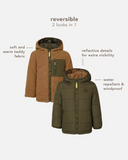 Winter Jacket Ward - Reversible - Ivy Green