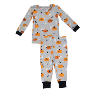 Long Sleeve Pumpkins & Ghosts Loungewear Set