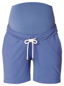 Maternity Shorts - Helena Gray Blue