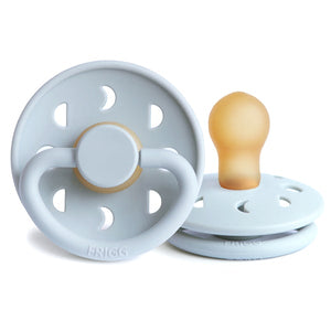 FRIGG Moon Phase Natural Rubber Pacifier - Powder Blue