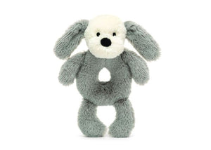 Jellycat Smudge Puppy Ring Rattle