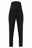 Renee Casual Jersey Pants - Over The Belly - Black