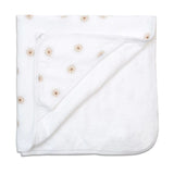 Lulujo Hooded Towel - Daisies