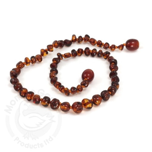 Mother fashion goose amber necklace