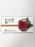 Heartfelt Single Flower Headband