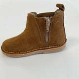 Cienta Leather Desert Boots - Beige
