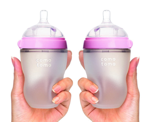 Comotomo 8oz Baby Bottle - 2pk