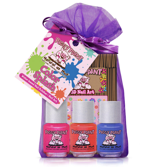 Piggy Paint Nail Polish - Colour Splash Gift Set