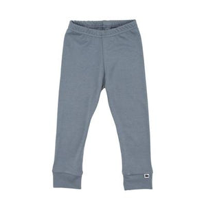 Baby Bamboo Cotton Leggings - Slate