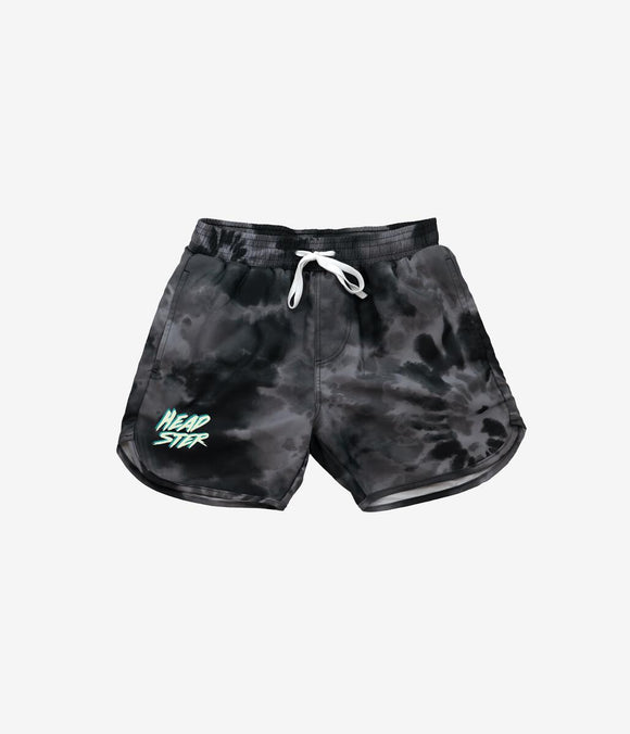 Headster Swim Shorts - Tie Dye Black