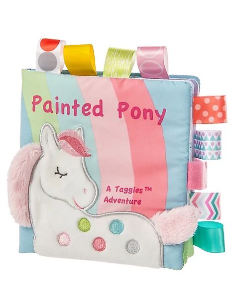 Mary Meyer Taggies Soft Book Painted Pony Pink
