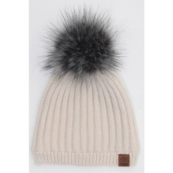 Calikids  Fur Pom Winter Hat