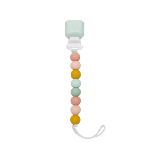 Loulou Lollipop Gem Pacifier Clips cotton candy