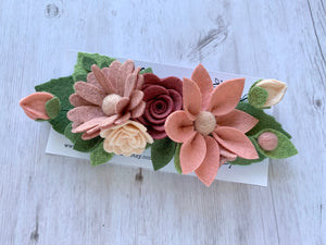 Heart Felt Floral Crown Headband - Rose Garden