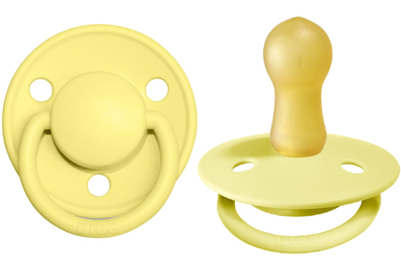 Bibs Pacifier De Lux 2pk- Sunshine