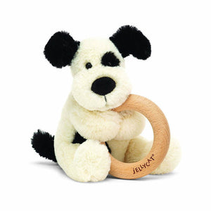 Jellycat Bashful Puppy Wood Ring