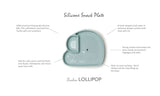 LouLou Lollipop Silicone Snack Plate