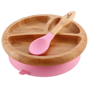 Bamboo Suction Baby Plate & Spoon