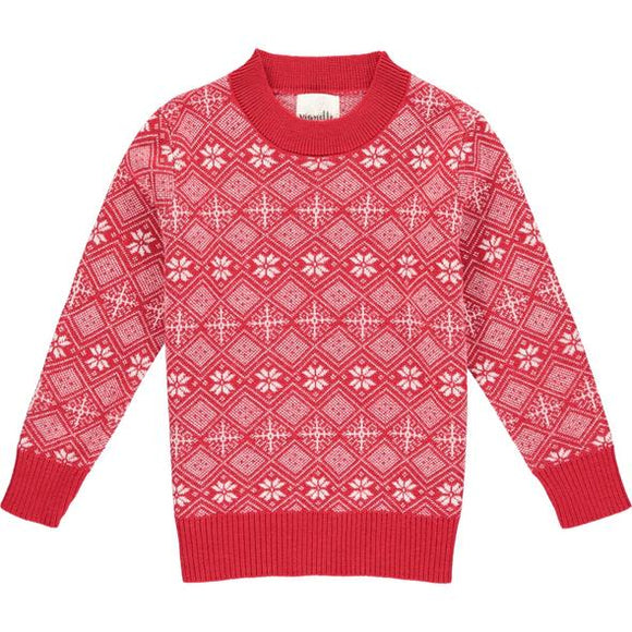 Oslo Mom Sweater - Red