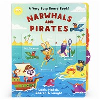 Narwhals and Pirates Board Book