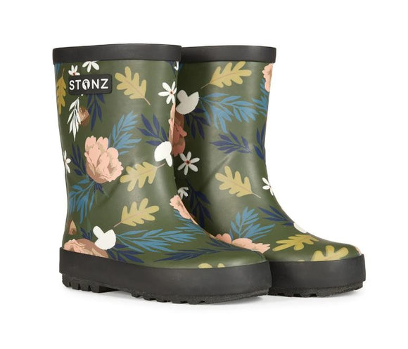 Stonz Rain Boots Woodland – Cheeky Monkey - Main Image