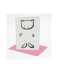 Dress-up Cat Greeting Card