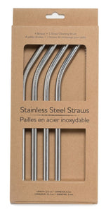 Life Without Waste Steel Straws & Brush