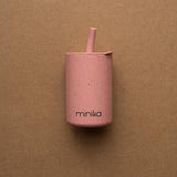 Minika Silicone Straw Cup with Lid