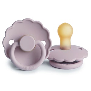 FRIGG Daisy Natural Rubber Pacifier - Soft Lilac