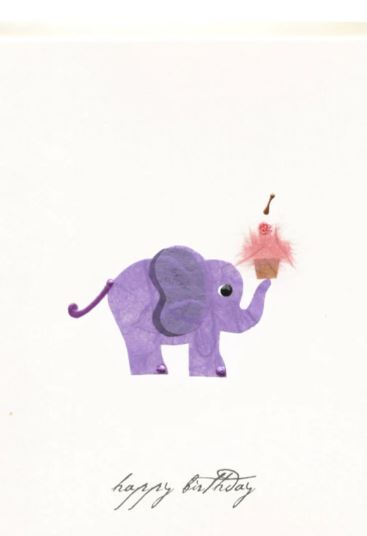 Flaunt Cards Birthday Elephant