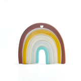 Loulou Lollipop Rainbow Silicone Teether Neutral